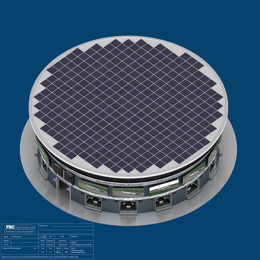 FSC news IAMS Interactive Airport Multiplatform Simulator isometric external view